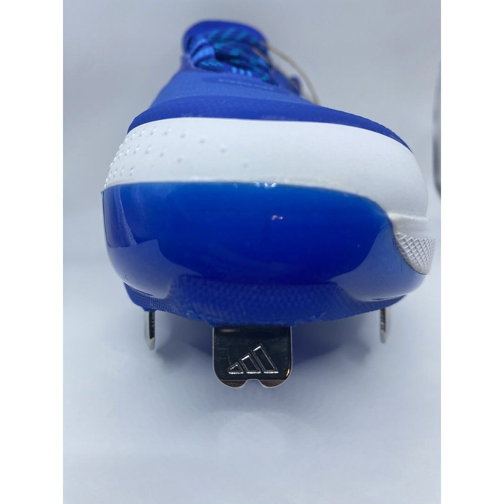 Adidas Men's Icon 7  Boost Royal Blue White Baseball Metal Cleats S23849 Size 12 - Picture 7 of 16